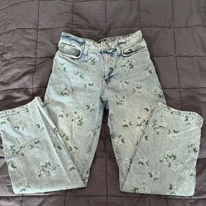 Wild Fable Light Blue Floral Jeans